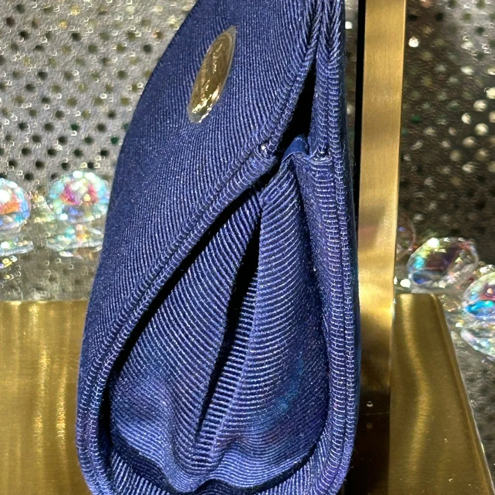 Christian Dior 2fer Perfums Trousse de Toilette Clutch Bag Nylon 6”x 6” x 2 NWOT